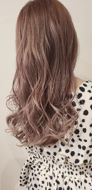 セミロング ヘアアレンジ カラー 【髪質改善美容師】t occa茨木篠原健太のヘアスタイル