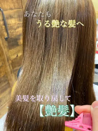 ロング カラー 韓国風ヘア✻透明感 カラー✻yukaのヘアスタイル