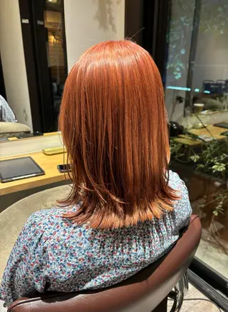ミディアム カラー SOL Matsumuraのヘアスタイル