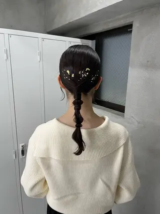 sena⌇ベージュ⌇ ブリーチなしWカラーのヘアスタイル