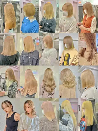 ミディアム カラー ヘアアレンジ 髪質改善【縮毛矯正】 北千住 田邉 澪のヘアスタイル