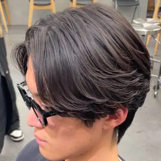 ミディアム パーマ ヘアアレンジ メンズ fifth 石川 凪のヘアスタイル