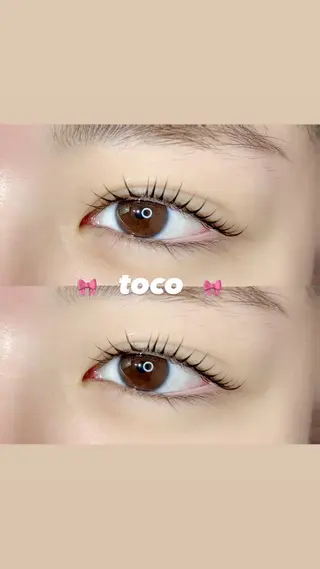 マツエク・マツパ toco momokaのマツエク・マツパデザイン