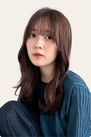 セミロング 渡辺 奎斗のヘアスタイル