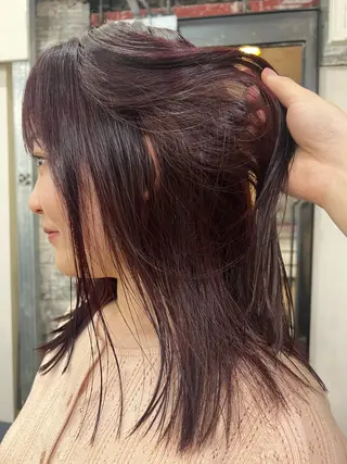 ミディアム 🌈いけだ あみ🌷のヘアスタイル