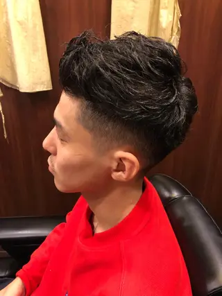 ショート メンズ 牧 颯斗のヘアスタイル