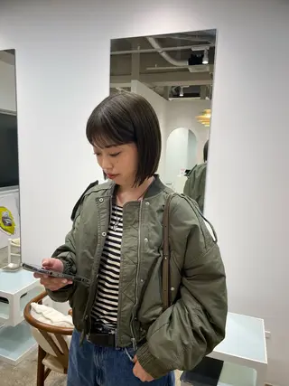 ショート カラー H I ＮＡのヘアスタイル