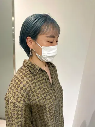 ショート カラー 髪質改善カラー/ボブ 🌻Mutsumiのヘアスタイル