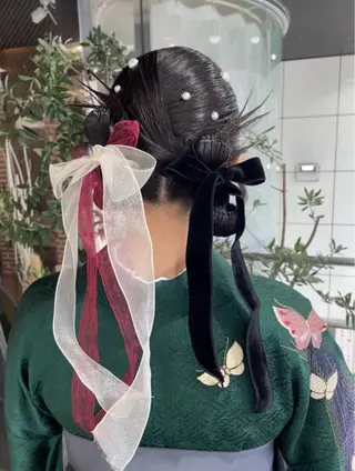 セミロング ヘアアレンジ 髪質改善 ネイル コトミ🐸のヘアスタイル