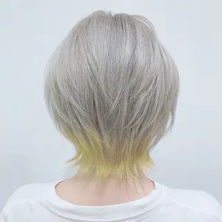 カラー 長尾菜々美🐰 ／ハイトーンカラーのヘアスタイル