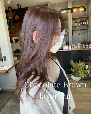 セミロング yoshihara yuukiのヘアスタイル