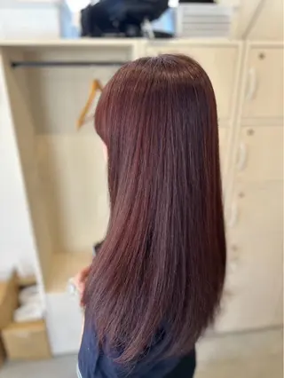 ロング カラー オオニシ ナツミのヘアスタイル