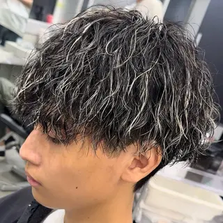 ミディアム カラー ヘアアレンジ メンズ fifth 石川 凪のヘアスタイル