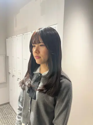 ロング 大宮レイヤーカット× 透明感カラー　rioのヘアスタイル