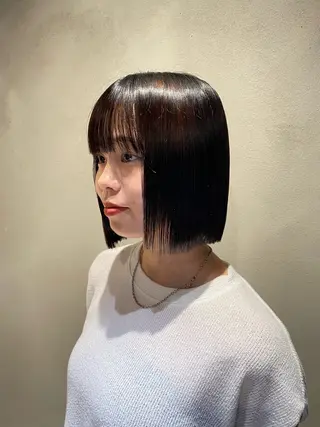 ミディアム ⠀ リコのヘアスタイル