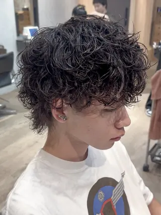 ショート パーマ メンズ ラフィスヘアー 大分店のヘアスタイル