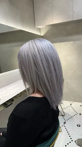 ミディアム カラー 新宿/ヘアカラー AiNAのヘアスタイル