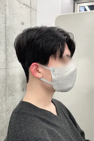 ショート カラー パーマ ヘアアレンジ メンズ パク・ボミン小野リエ 韓国ハーフ🦊のその他イメージ