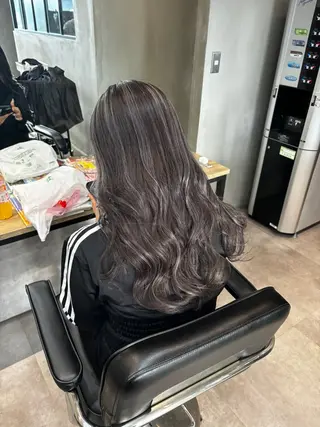 ロング 本田 央介のヘアスタイル