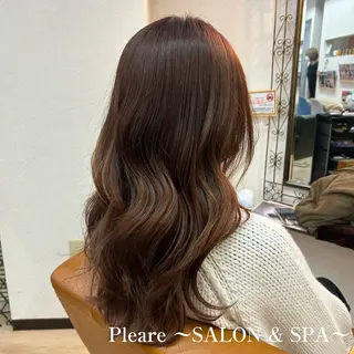 ロング カラー イワサ カオリのヘアスタイル