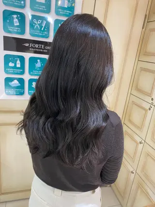 ロング カラー ヘアアレンジ 透明感カラー 古山 結季🌙🖤のヘアスタイル