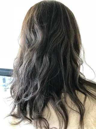 ロング カラー 似合わせ/代表 髪質改善/山田将大のヘアスタイル