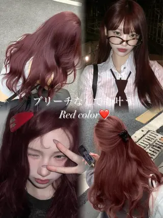 ロング カラー 🎀ハイトーン・艶 カラー HANA🎀のヘアスタイル