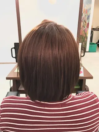 ショート カラー 岡本 智次のヘアスタイル