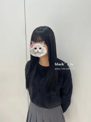 ロング カラー 𝐇𝐚𝐧𝐚 /モデル募集中🎀のヘアスタイル