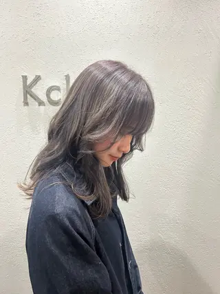 カラー nina🤎/ 似合わせカットのヘアスタイル