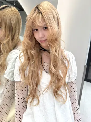 カラー ヘアアレンジ URUMA❁⃘ SOL_NAGOYAのヘアスタイル