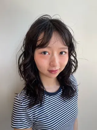 セミロング パーマ 🎀レイヤー/パーマ カラー/ai🎀のヘアスタイル