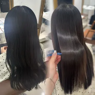 ロング 髪質改善艶カラー🩶 Nanako ⟡.·のヘアスタイル