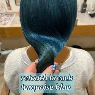 セミロング カラー Kana 🍋 ハイトーン【高円寺】のヘアスタイル