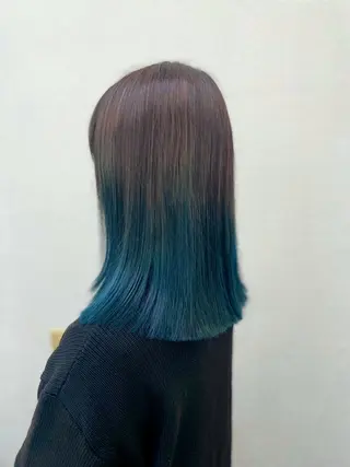 セミロング ☆Lolonois 森ノ宮《KOKU》☆のヘアスタイル