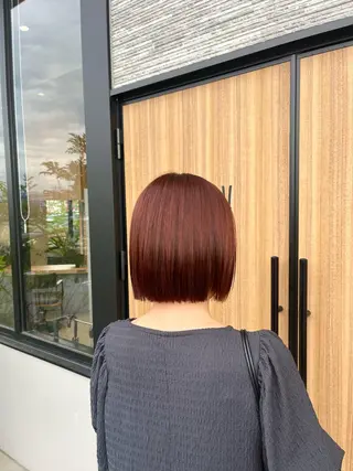 カラー 福島 果音のヘアスタイル