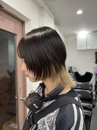 ショート カラー ♡なんば🫧透明感 🫧naako♡のヘアスタイル