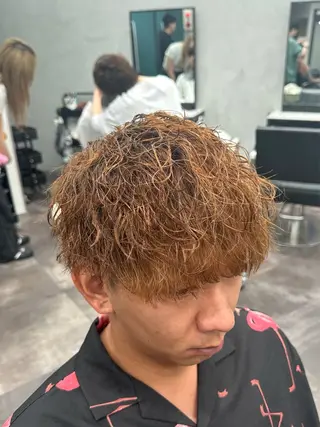 ショート カラー パーマ メンズ ！メンズ特化！ 田中健輔のヘアスタイル