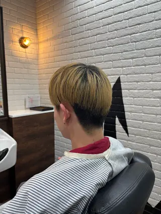 ショート メンズ 上田 美羽のヘアスタイル