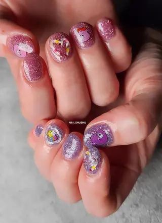 ネイル 3dパーツ/流行り 👧shushu❤️のネイルデザイン