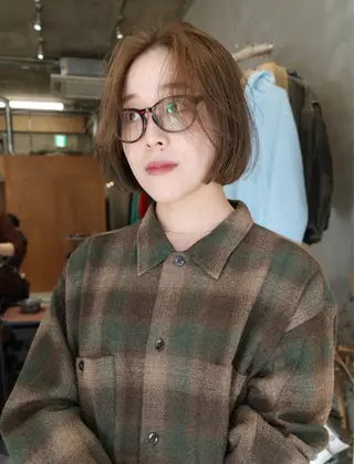 ミディアム 柔らかいオリーブ🍃 カラーNatsumiのヘアスタイル