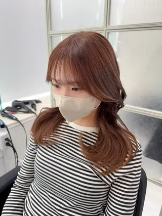 セミロング MAHO/透明感カラ ー/髪質改善🍒のヘアスタイル