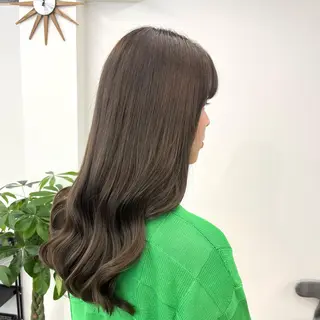 セミロング カラー ヘアアレンジ HIROKO / 透明感暖色カラー🎀のヘアスタイル