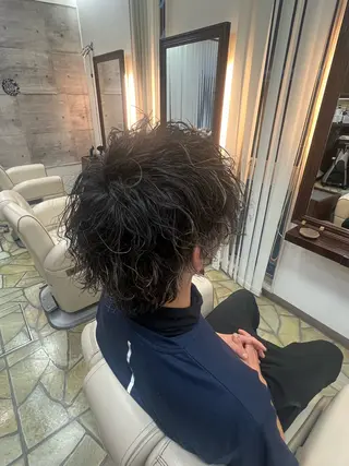 パーマ メンズ Shouki .222のヘアスタイル