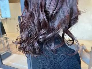 セミロング ふるはし みなのヘアスタイル