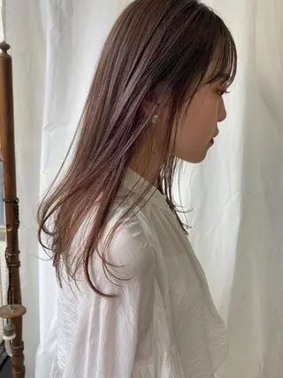 ロング カラー Pia ツボイ ケイタのヘアスタイル
