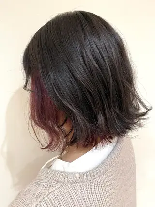 ミディアム Maison 寺尾拓朗のヘアスタイル