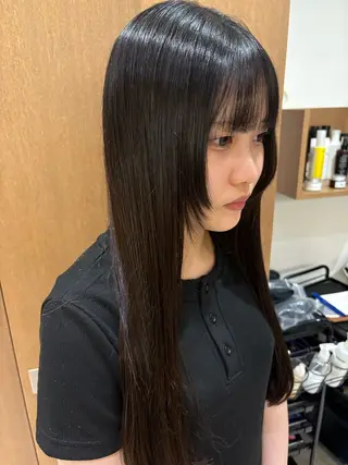 ロング 寺本 心のヘアスタイル