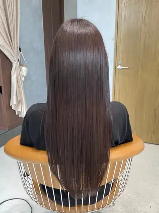 ロング ⭐️吉田萌⭐️ 髪質改善カラー⭐️のヘアスタイル