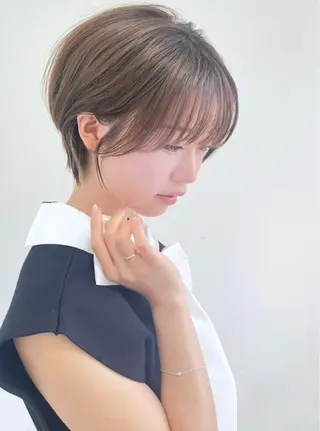 ショート カットモデル 天王寺🤍haruのヘアスタイル